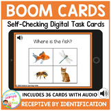 Receptive by Identification ABA Boom Cards for Distance Learning