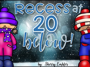 Preview of Recess At 20 Below Book Companion Activities & Non-fiction text feature posters