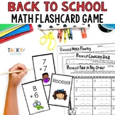 Recess! Math Fact Fluency Card Game | Addition and Subtrac