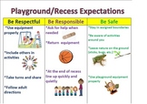 Recess & Playground Positive Behavior Expectations