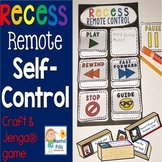 Recess Self-Control Jenga® Game, Craft, and Poster