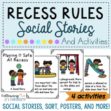 Recess Social Stories | Playground Behavior Expectations |