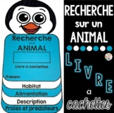 Recherche sur un animal - Livre à cachettes - French Anima
