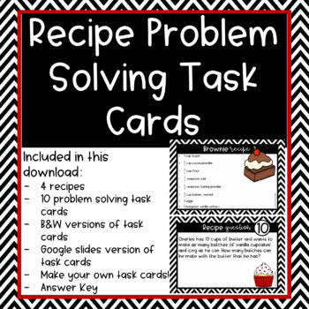 Preview of Adding and Subtracting Fraction Task Cards