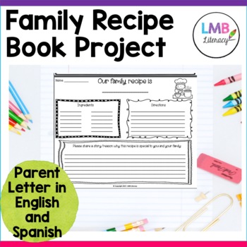 Preview of ESL Activities: Family Recipe Book Project