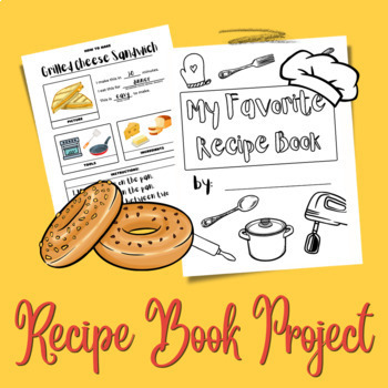 Preview of Recipe Book Project | Cookbook for Students!