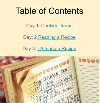 Preview of Recipe Bundle Notebook