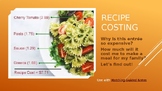 Recipe Costing PowerPoint with guided notes link included