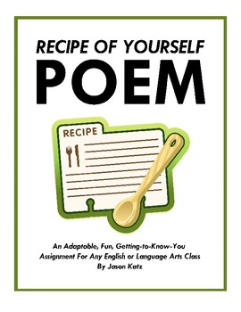 Preview of Recipe Of Yourself Poem