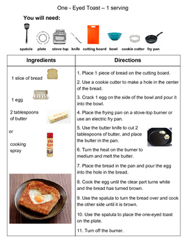 Recipe: One-Eyed Toast by Melinda Weiss | TPT