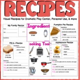 Recipe Visuals for Dramatic Play Center