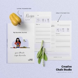 Recipe Writing Template Cookbook Planning Food Cooking Class