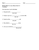 Recipe for Reading Alphabet Readers Book 12 Get Up Meg Worksheets