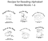 Recipe for Reading Alphabet Readers Worksheets - Books 1-6