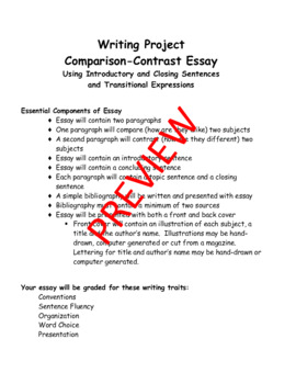 comparison essay titles