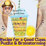 Recipe for a Good Class Environment | 2-in-1 Puzzle & Brai