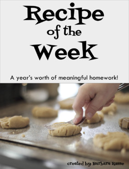Preview of Recipe of the Week: A Year's Worth of Meaningful Homework