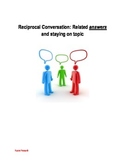 Reciprocal Conversation: Related Answers{autism, Sped.}