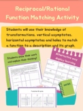 Reciprocal/ Rational Function Matching Activity