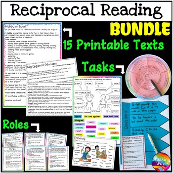 Preview of Reciprocal Reading Bundle of Texts and Tasks