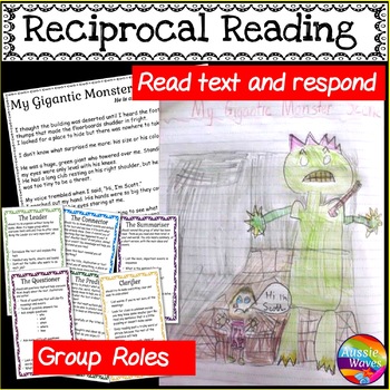 Preview of Reciprocal Reading Task Cards for Literacy Centre Activities