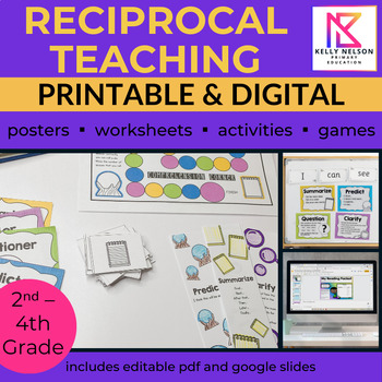 Preview of Reciprocal Teaching - Elementary Reading Comprehension PRINT & DIGITAL