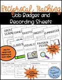 Reciprocal Teaching Jobs and Tracking Sheets Upper Elementary
