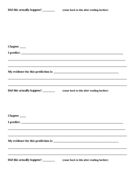 Preview of Reciprocal Teaching Worksheets
