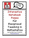 Reciprocal Teaching in Math Interactive Notebook Pages