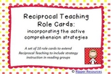 Reciprocal Teaching strategy cards + mini graphic organise