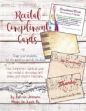 Music Recital Compliment Cards