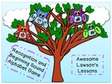 Recognition and Beginning Sound Alphabet Game