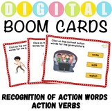 Recognition of Action Words Verbs Boom Cards