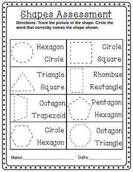 Recognize 2D Shapes by Name by Teaching with Tejas | TPT