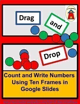 Preview of Recognize, Count and Write Numbers Using Interactive Google Slides