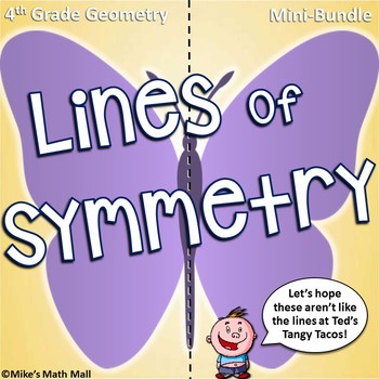 Preview of Recognize a Line of Symmetry - (Mini-Bundle)