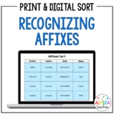 Affixes Sorting Activity (Prefixes and Suffixes) | Print a
