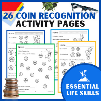 Recognizing Coins: Beginning Money Skills by Remedia | TpT