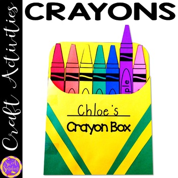 Preview of Crayon Craft | The Crayon Box | The Day the Crayons Quit Craft
