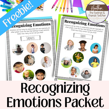 Preview of Recognizing Emotions Through Facial Expressions Free Activity