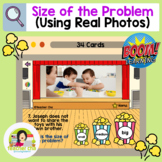 Recognizing Size of the Problem - Real Photos (BOOM Cards™