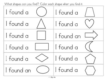 Shapes - Recognizing and Naming 12 Shapes by KidSparkz | TpT