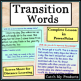 Transition Words in Narrative Writing PowerPoint