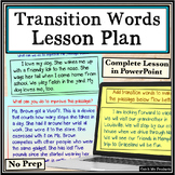 Transition Words in Narrative Writing PowerPoint Lesson Plan