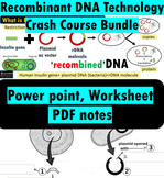 Recombinant DNA Technology Course Bundle Power point, Work