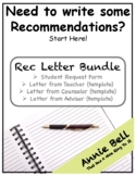 Recommendation Letter - Bundle Samples and Request Form