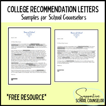 Preview of Recommendation Letter Samples