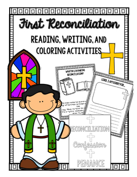 Preview of Reconciliation Confession Activities | Distance Learning