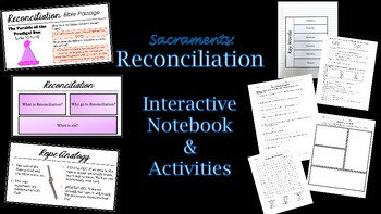 Preview of Reconciliation Interactive Notebook and Activities