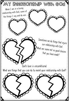 Sacrament Reconciliation Worksheets by Ponder and Possible | TpT